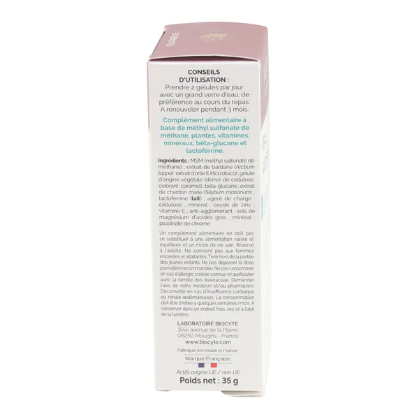 Biocyte Peau radieuse gélules