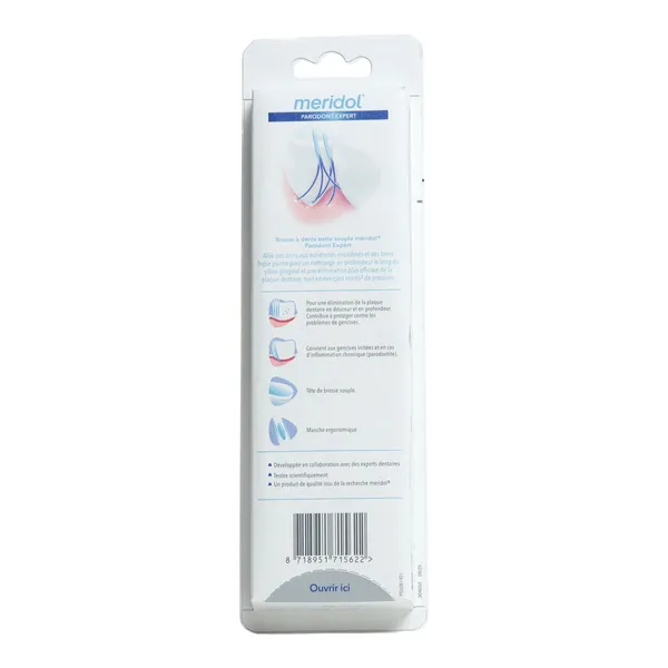 Méridol Parodont Expert brosse à dents extra souple