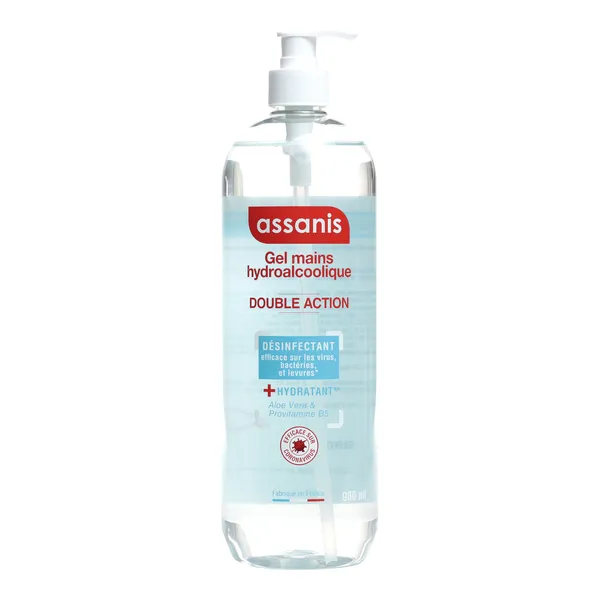 Assanis gel hydroalcoolique mains