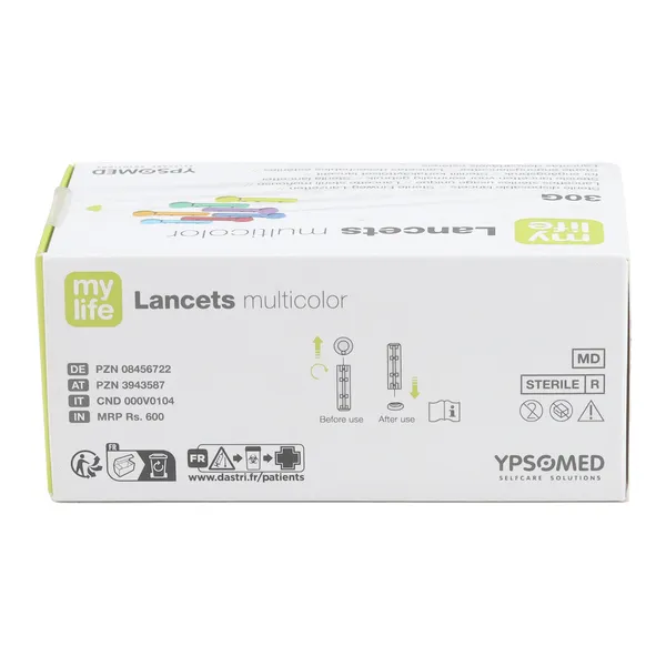 MyLife Multicolor 30 G lancettes stériles