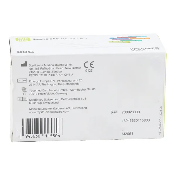 MyLife Multicolor 30 G lancettes stériles