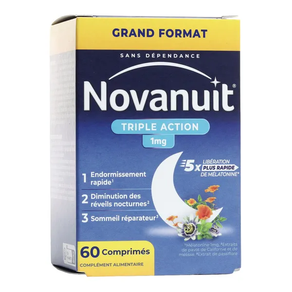 Novanuit Triple Action comprimés