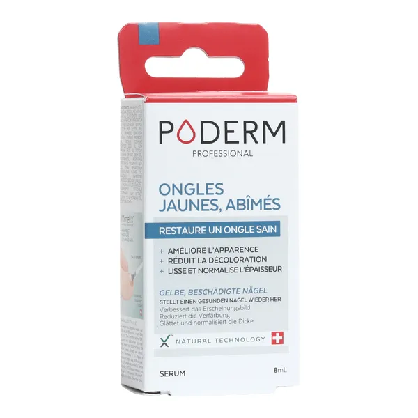 Poderm Sérum ongles jaunes et abîmés