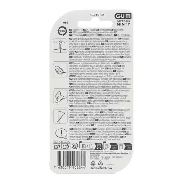 Gum Soft Picks 40 bâtonnets interdentaires