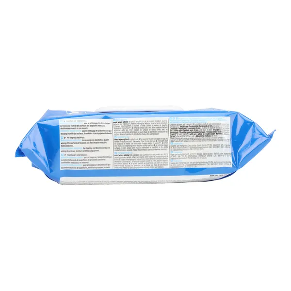 Lingettes détergentes désinfectantes Exeol wipes optimal