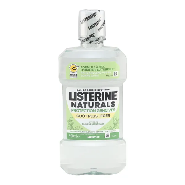 Listerine naturals protection gencives bain de bouche