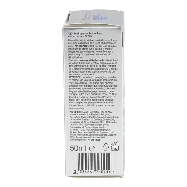 Neutrogena Retinol Boost Crème de jour SPF 15