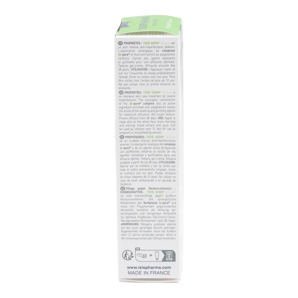 Isispharma Teen Derm Alpha Pure Soin anti imperfections