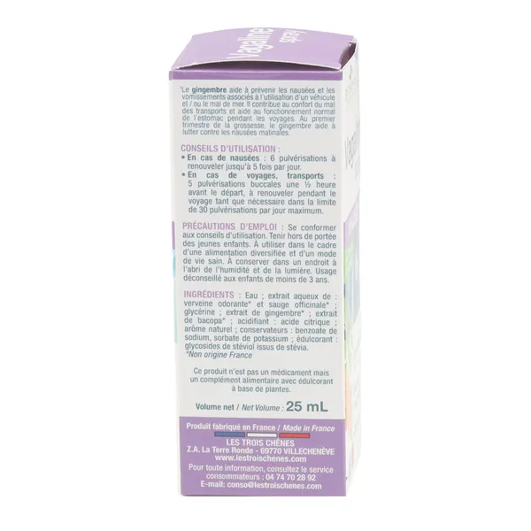 Les 3 Chênes Vagaline spray nausées