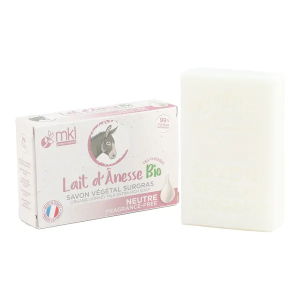 MKL savon végétal lait d'ânesse bio Neutre