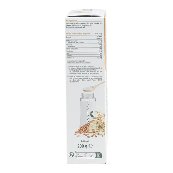Good Goût Céréales Avoine Blé Riz Bio