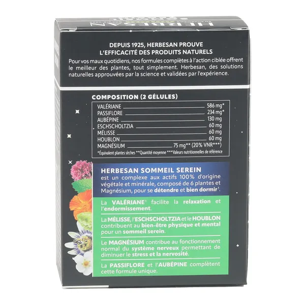 Herbesan  Sommeil serein gélules