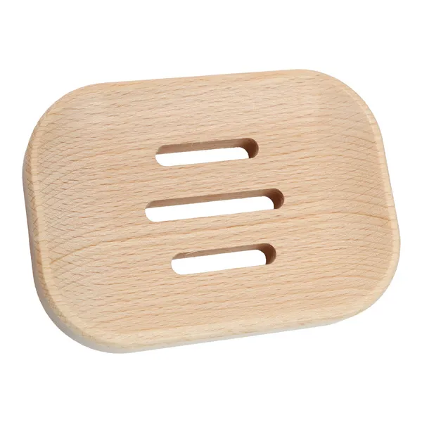 Avril Porte savon en bois de hêtre