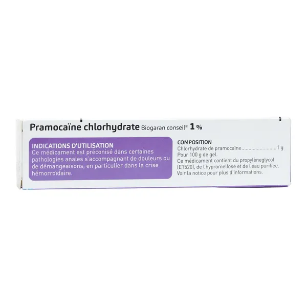 Biogaran Pramocaïne chlorhydrate 1% gel