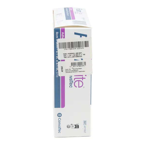 Convatec Foam Lite Adhesive Pansement hydrocellulaire