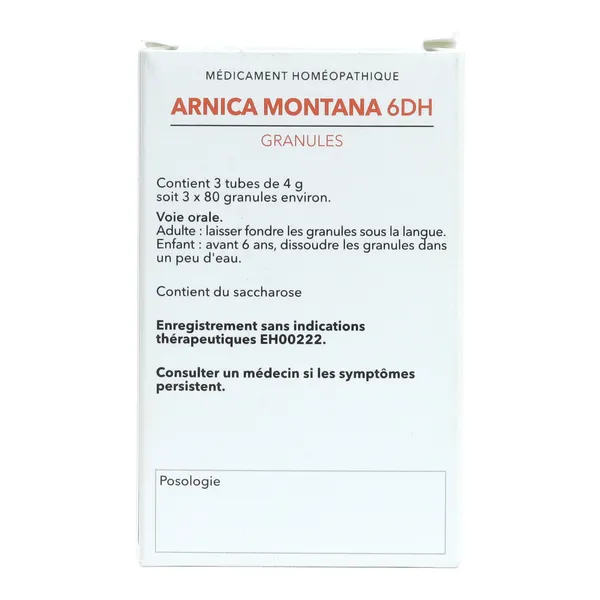 Weleda Arnica montana 6DH granules homéopathiques pack de 3