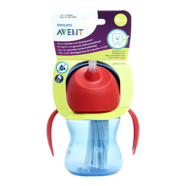 Avent Tasse paille 200 ml