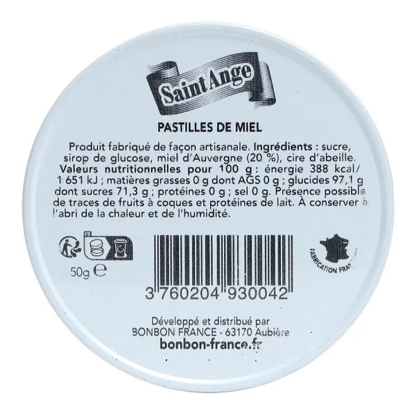 Saint Ange pastilles miel