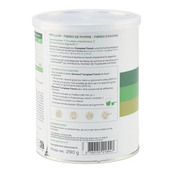 Granions Complexe Transit au psyllium poudre