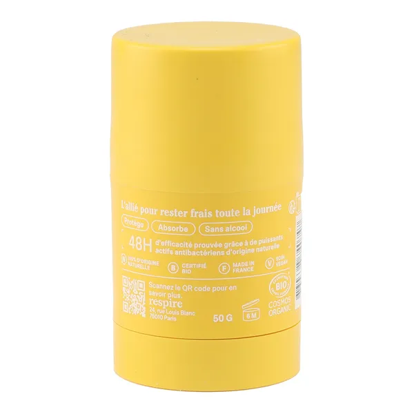 Respire Déodorant stick Douceur monoï Bio