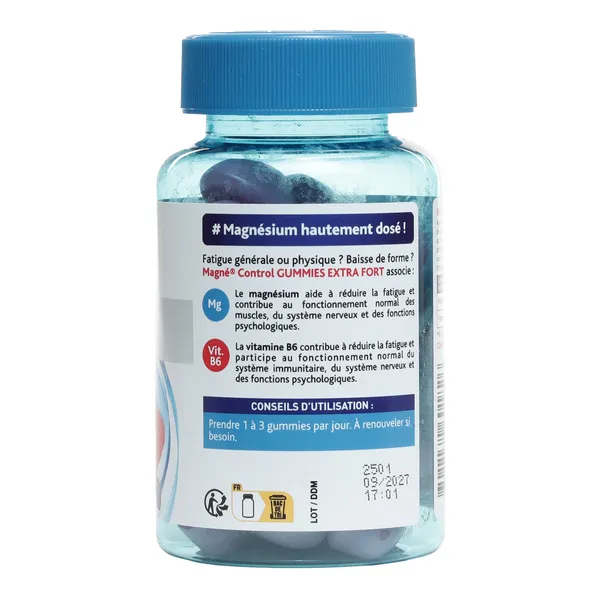 Magné Control Extra Fort gummies