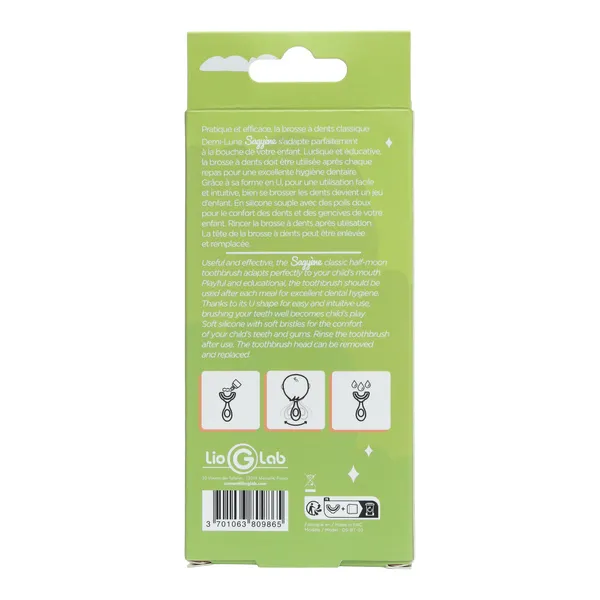 Sagyène Brosse à dents demi lune 6-12 ans
