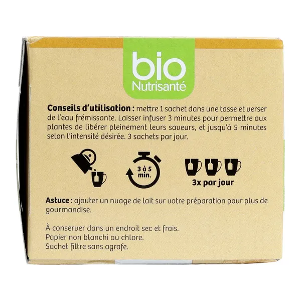 Bio Nutrisanté Chaï Latte détente sachets