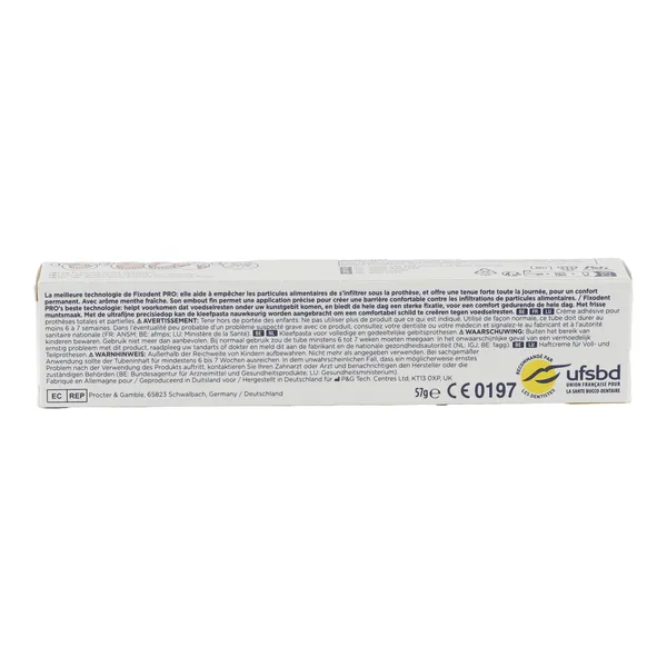Fixodent Pro Ultimate Crème adhésive arôme frais