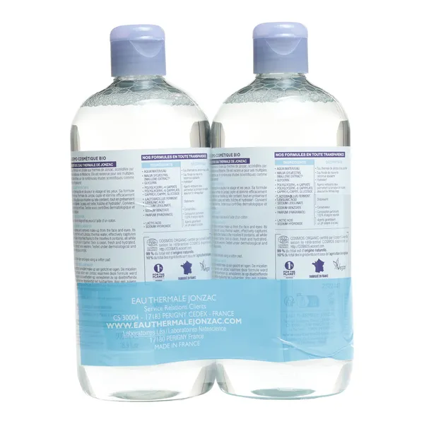 Jonzac eau micellaire hydratante Bio