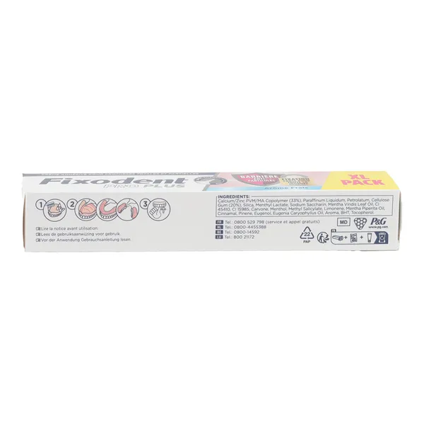 Fixodent Pro Plus Crème adhésive arôme frais