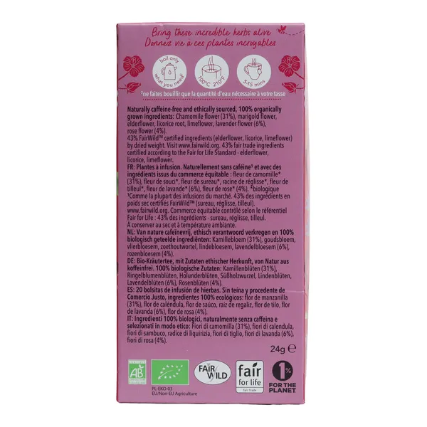 Pukka Tisane Amour biologique sachets