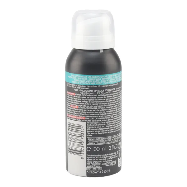 Vichy Homme déodorant 48h spray compressé