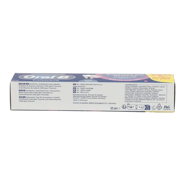 Oral B Professional Dentifrice Protection gencives
