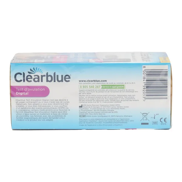Clearblue Digital test d'ovulation