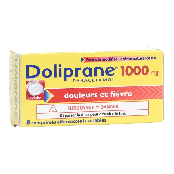 Doliprane 1000 mg effervescent