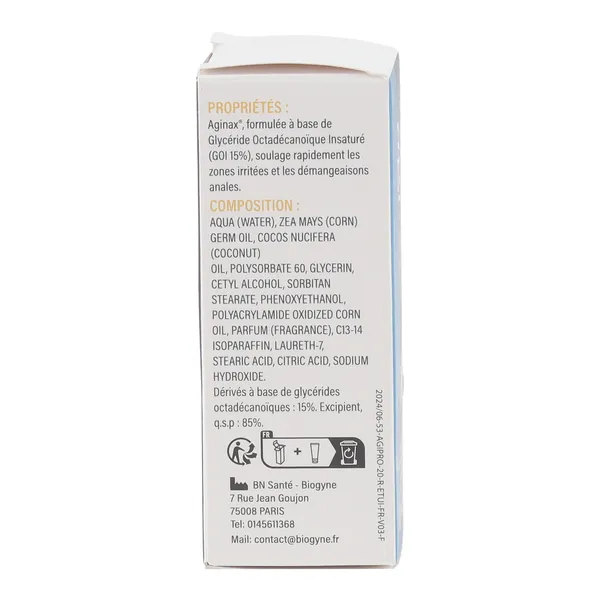 Aginax Procto Crème hémorroïdes