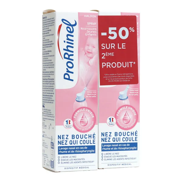 ProRhinel Spray nourrissons et jeunes enfants