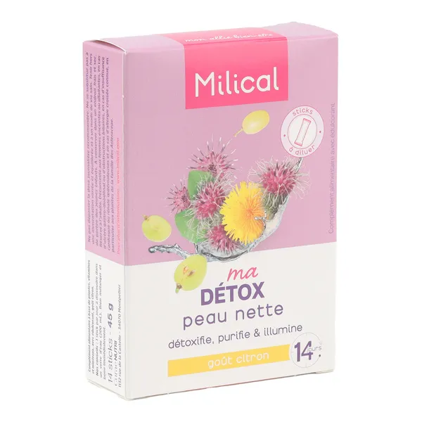 Milical ma Détox peau nette sticks