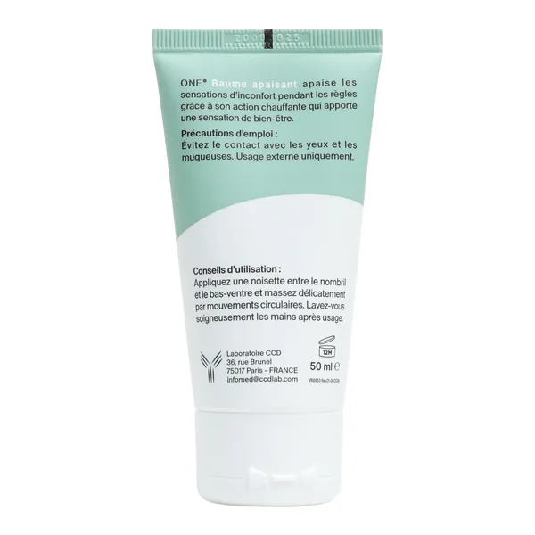 Baume apaisant période menstruelle One