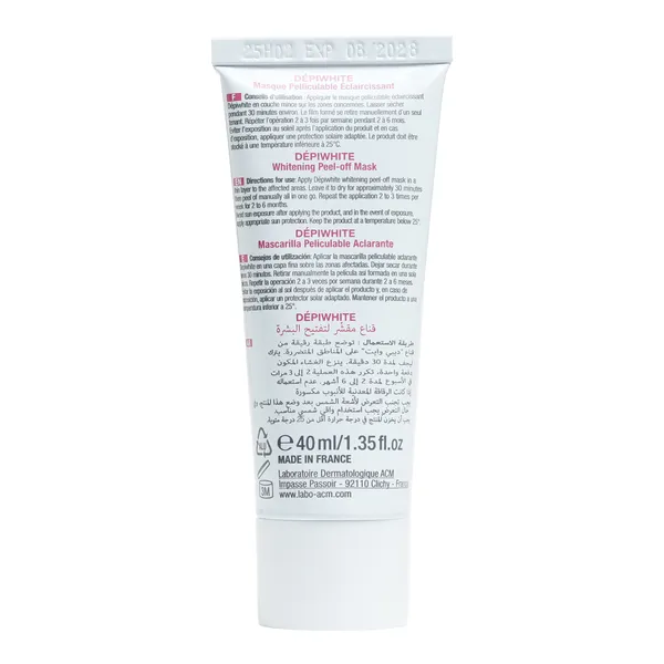 ACM Dépiwhite masque pelliculable