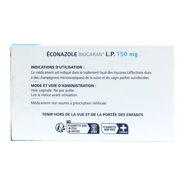 Econazole LP 150 mg ovule mycose