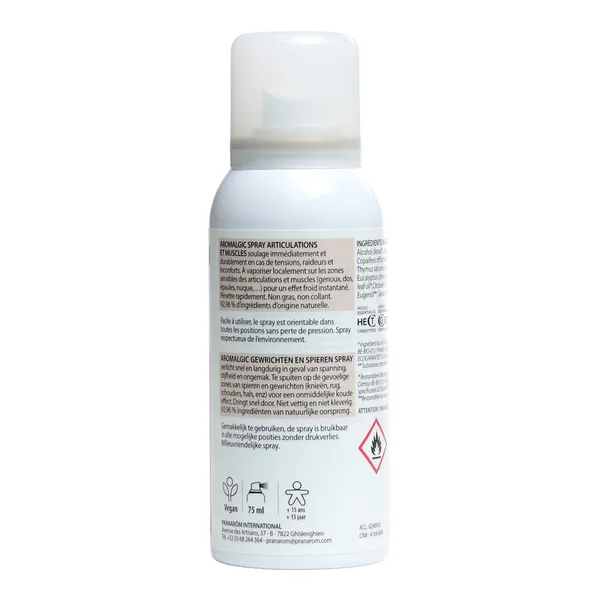 Pranarom Aromalgic spray articulations et muscles bio