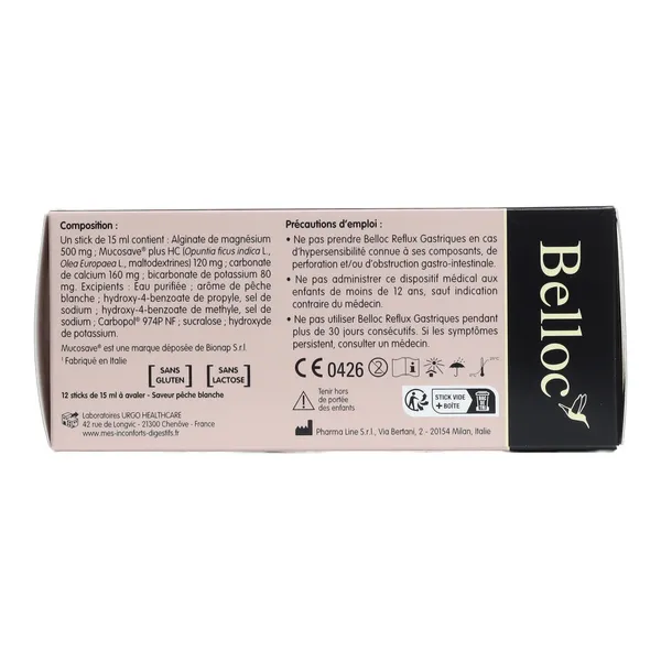 Belloc Reflux gastriques sticks
