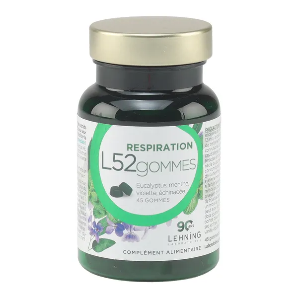 L52 Respiration gommes