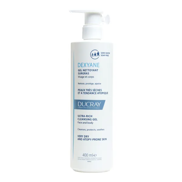 Ducray Dexyane gel nettoyant surgras