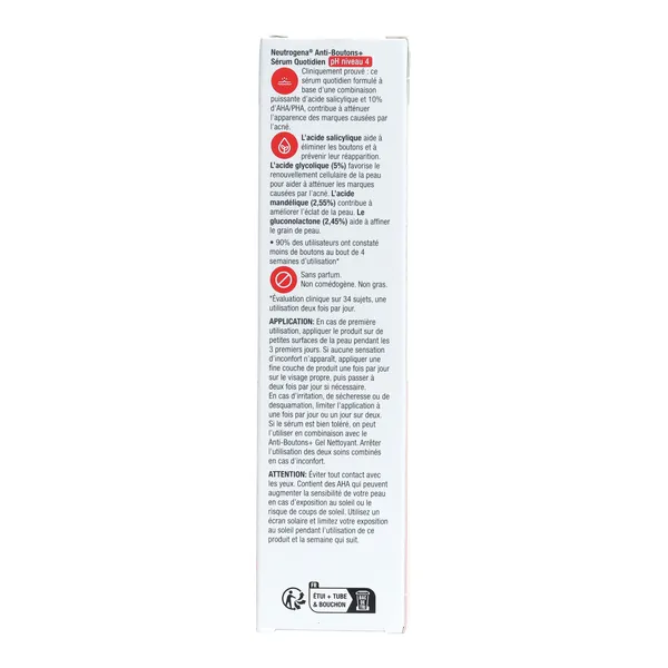 Neutrogena Anti-boutons+ Sérum visage