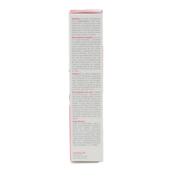 Netline crème dépilatoire avec applicateur