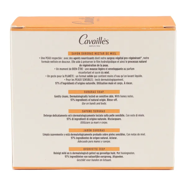 Cavaillès Savon surgras Nectar de miel