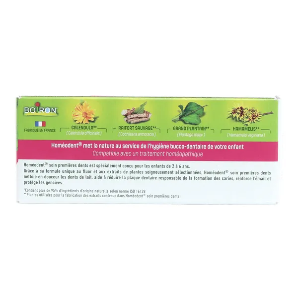 Boiron Homéodent dentifrice premières dents