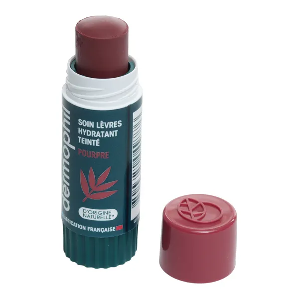 Dermophil Indien stick lèvre hydratant teinté pourpre